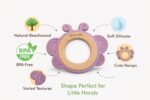 Sprout Kidz Butterfly Wooden Teether for Babies Natural Safe Chew Toy - Image 5
