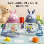 Sprout Kidz Horn Shape Straw Sipper Bottle for Kids Spill Proof Sipper 600ml - Image 5