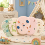 Sprout Kidz Memory Foam Baby Pillow Soft Head Support Cushion Color May Vary