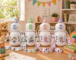 Sprout Kidz Labubu Kids Water Bottle BPA-Free Plastic Sipper Bottle 600ml - Image 5