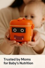 Sprout Kidz Bus Shape Baby Milk Powder Container BPA-Free Plastic Storage Box with Spoon - Image 4