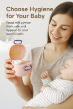 Sprout Kidz Dinosaur Baby Milk Powder Container BPA-Free Plastic Storage Box with Spoon - Image 4
