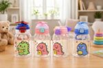 Sprout Kidz Kids Fan Cap Straw Sipper Bottle BPA-Free Plastic Water Bottle 400ml - Image 5