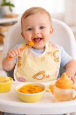 Sprout Kidz Baby Soft Feeding Bib Cute Multi Print with Tich Button - multicolor (Pack Of 6) - Image 3