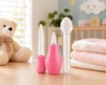 Sprout Kidz Baby Nose Cleaner Kit Nasal Aspirator Set with Cleaning Tools BPA-Free