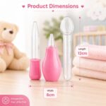 Sprout Kidz Baby Nose Cleaner Kit Nasal Aspirator Set with Cleaning Tools BPA-Free - Image 3