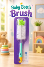 Sprout Kidz Baby Bottle Cleaning Brush, BPA-Free Multi- Use Cleaning Brush - Multicolour - Image 3