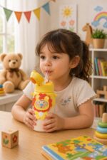 Sprout Kidz 3-in-1 Sipper Cum Bottle & Cleaner Combo - 550 ml - Image 5