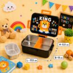 Sprout Kidz Fruit Lunch Box Insulated Steel with Premium BPA-Free Plastic Lid - Image 3