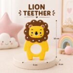 Sprout Kidz Lion Teether & Frog Fruit Feeder Purple Teal Combo BPA-Free Silicone - Image 3