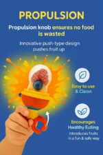 Sprout Kidz Car Key Teether & Twister Fruit Feeder Combo BPA-Free Silicone - Image 2
