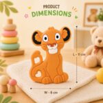 Sprout Kidz Simba Teether & Twister Fruit Feeder Combo BPA-Free Silicone - Image 3