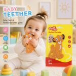 Sprout Kidz Simba Teether & LoveL Fruit Feeder Blue Combo BPA-Free Silicone - Image 4