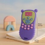 Sprout Kidz Remote Teether & Frog Fruit Feeder Green Yellow Combo BPA-Free Silicone - Image 3