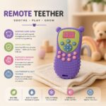 Sprout Kidz Remote Teether & Frog Fruit Feeder Green Yellow Combo BPA-Free Silicone - Image 4