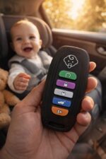 Sprout Kidz Car Key Teether BPA-Free Silicone Soft Chew Toy for Babies Pack of 1