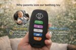 Sprout Kidz Car Key Teether BPA-Free Silicone Soft Chew Toy for Babies Pack of 1 - Image 2