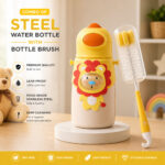 Sprout Kidz 3-in-1 Sipper Cum Bottle & Cleaner Combo - 550 ml